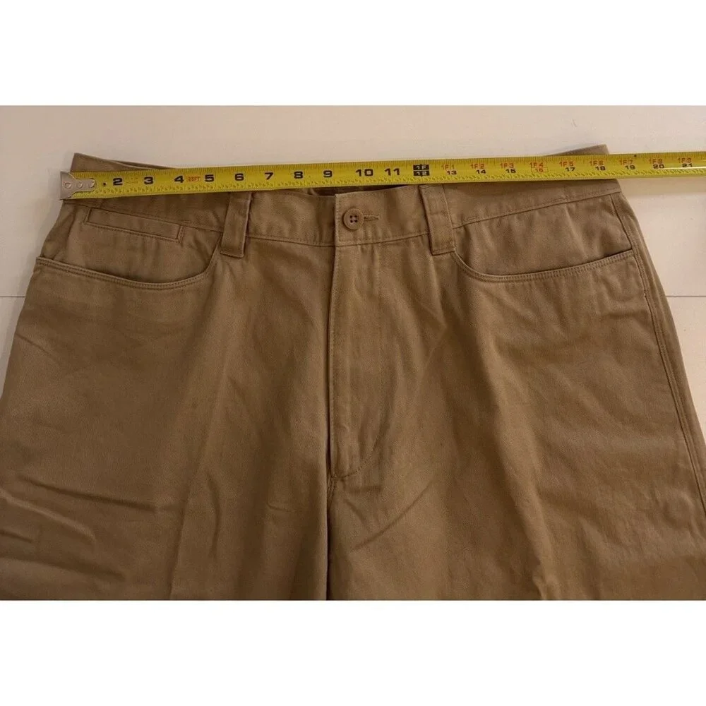 North Face Men’s Khaki Cotton Shorts 38 Hiking Tan Gorpcore NWOT